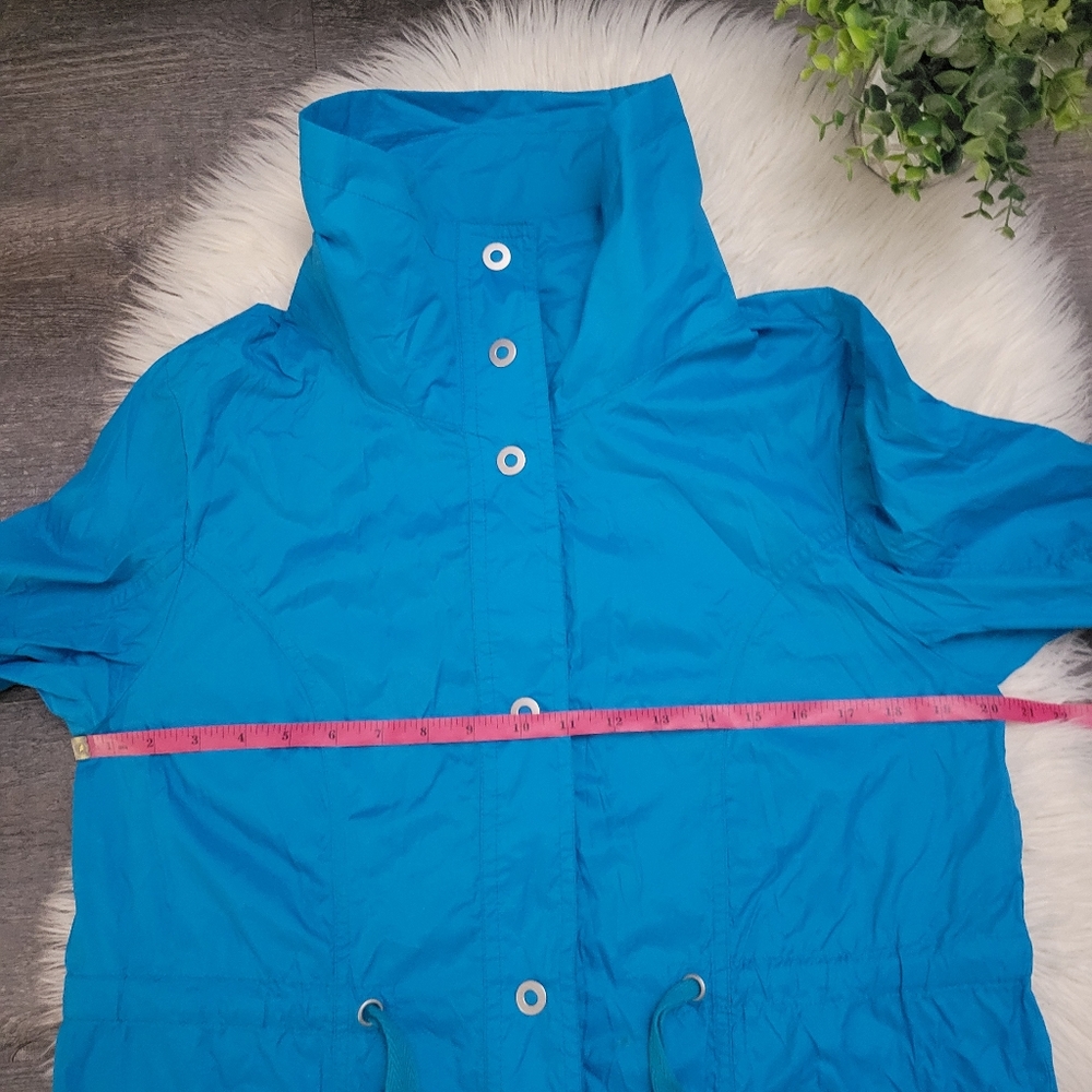 Pendleton Lightweight Windbreaker Aqua Jacket Siz… - image 5